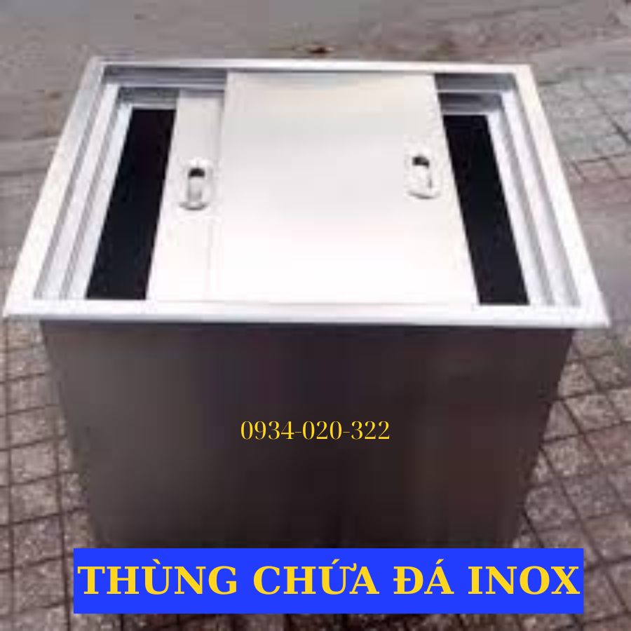thùng chứa đá inox